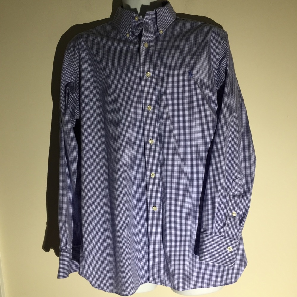 Ralph Lauren Long Sleeve Button Down Shirt Size L